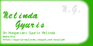 melinda gyuris business card